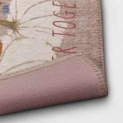 1'8"x2'10" Washable 'Better Together' Accent Rug Tan - Threshold™ -Home Series Shop GUEST fd546fae 3585 4bd6 ab76 c512fcd7f90f