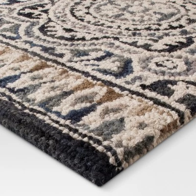 Floral Belfast Tufted Rug - Threshold 1 Floral Belfast Tufted Rug - Threshold