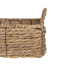 Brown Woven Seagrass & Metal Tray By Foreside Home & Garden -Home Series Shop GUEST ff072fe6 a229 4991 961b 6620dbcc23d4