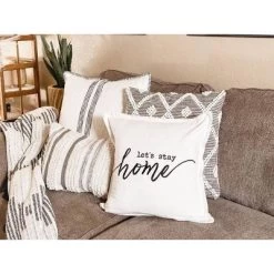 20"x20" Oversize Adelyn Family-Friendly Square Throw Pillow Cover - Lush Décor -Home Series Shop GUEST ff3e6f61 a318 4fb2 91e0 e8b32426e3fd