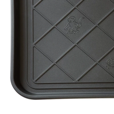 Fleming Supply Oversized All-Weather Rectangular Boot Tray - Black 2 Fleming Supply Oversized All-Weather Rectangular Boot Tray - Black - Image 2